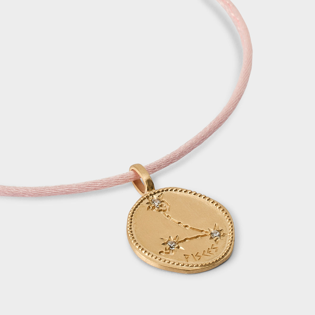Bracelet astro lien nylon plaqué or
