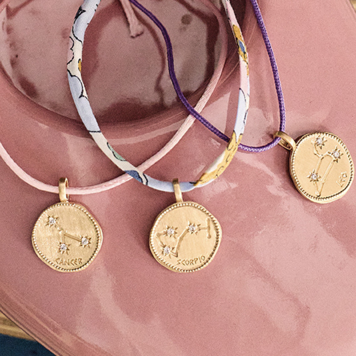 Bracelet astro cordon Liberty plaqué or