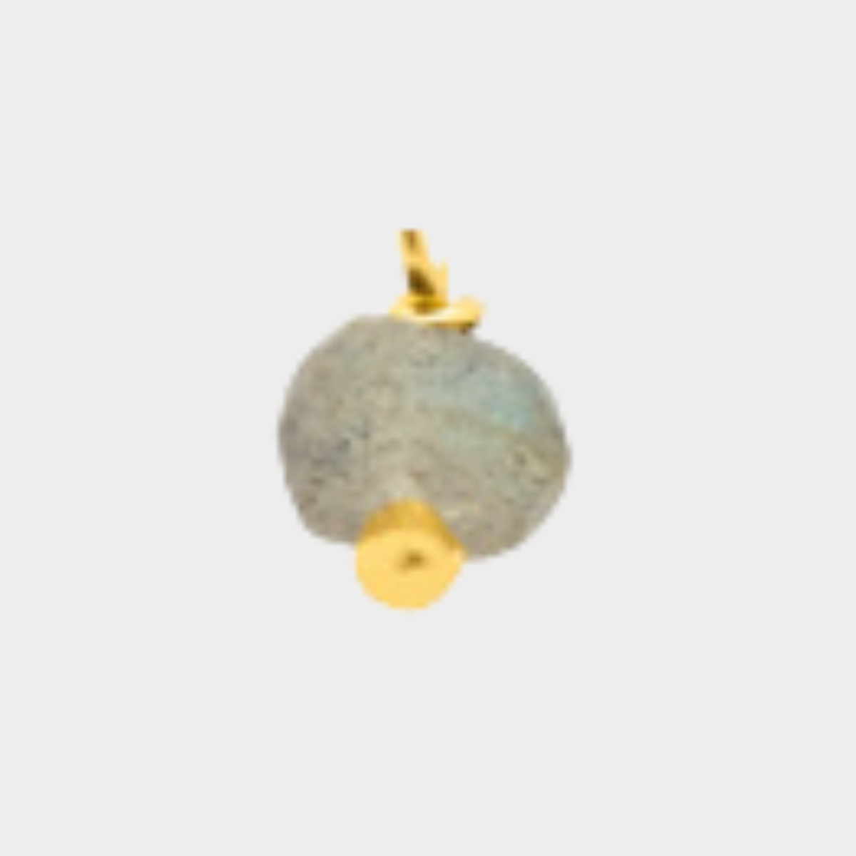 Pierre suspendue plaqué Or Labradorite