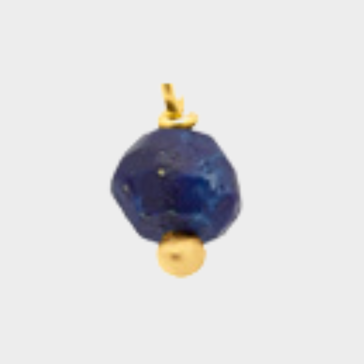 Pierre suspendue plaqué Or Lapis lazuli