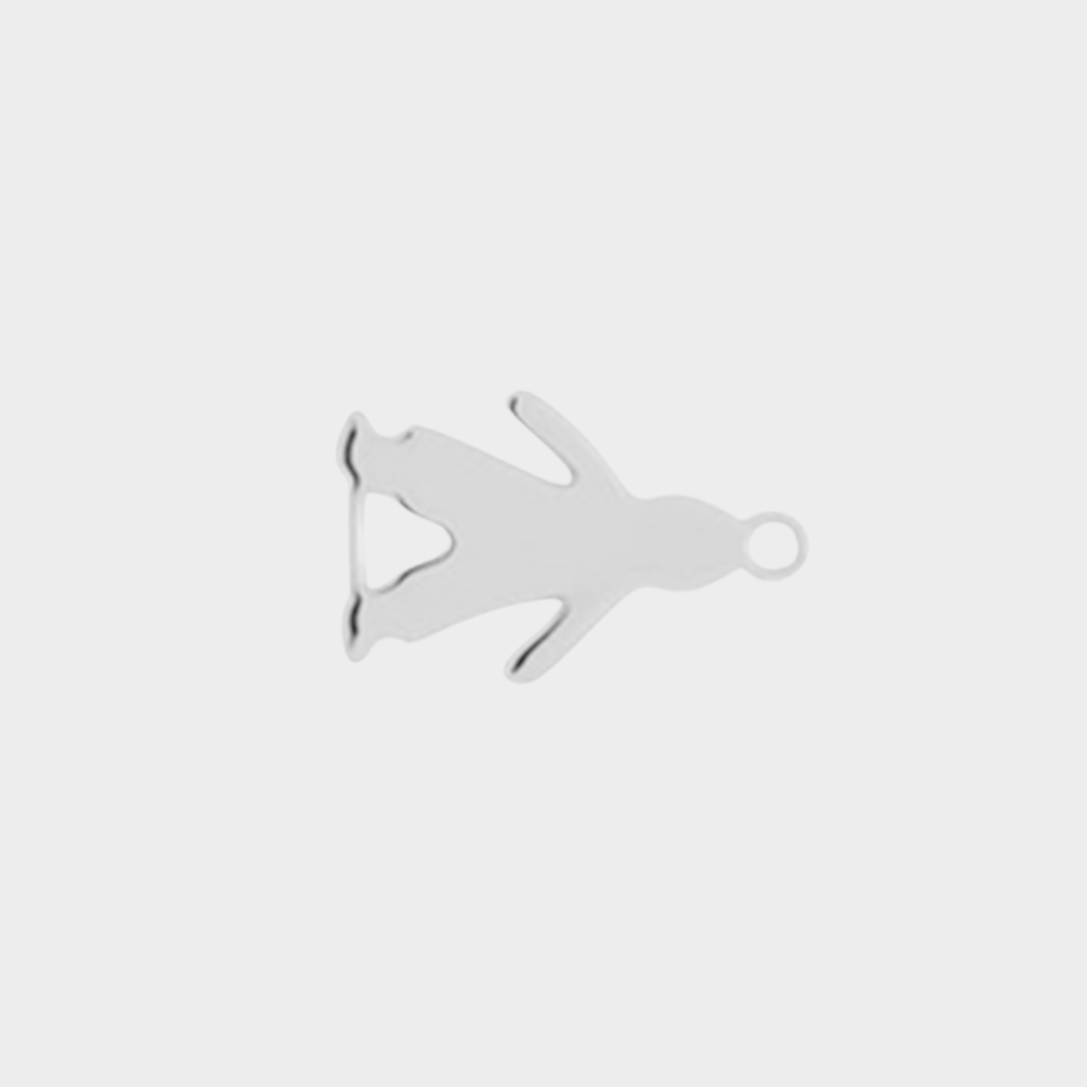 Figurine allongée Garçon Argent massif