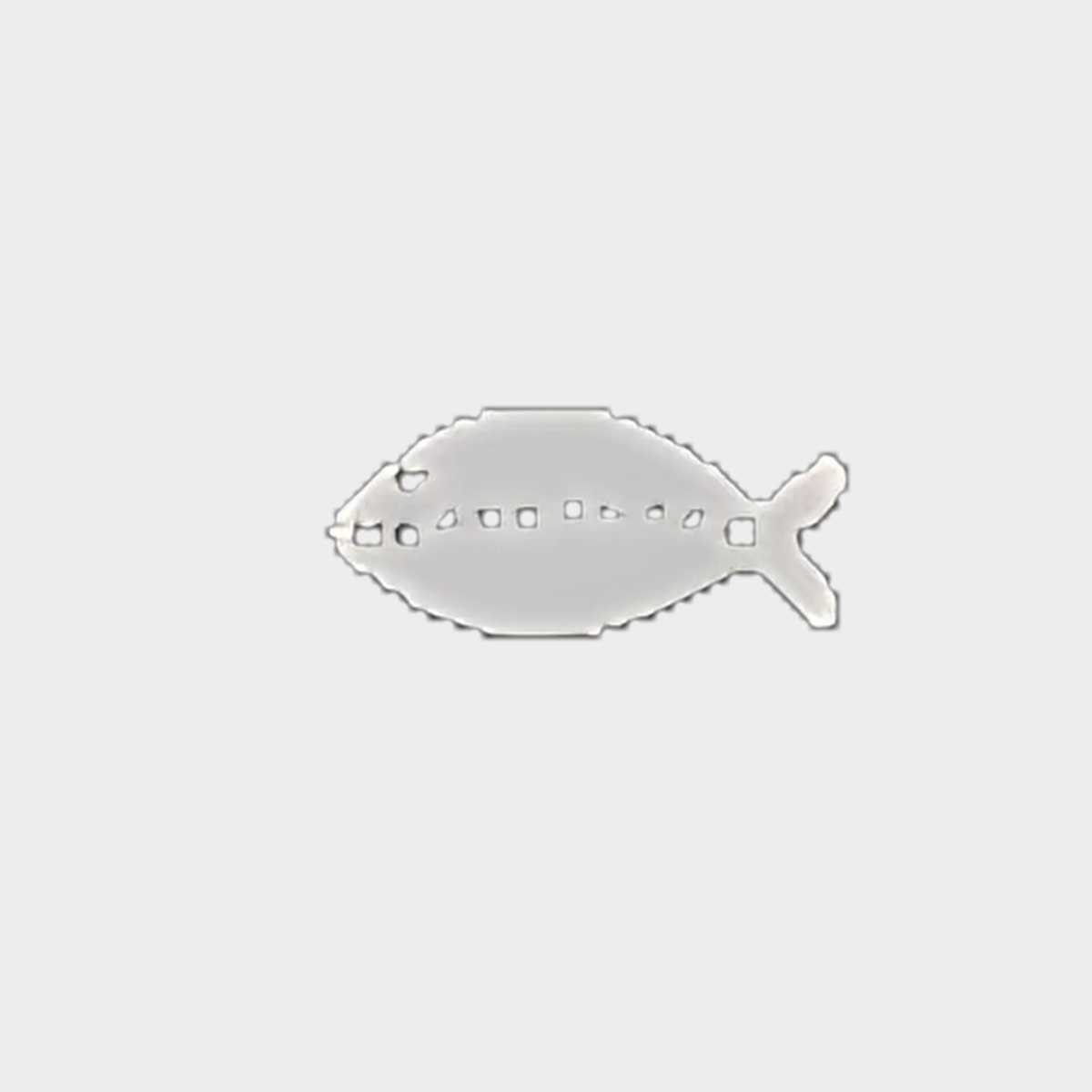 Poisson à plat argent