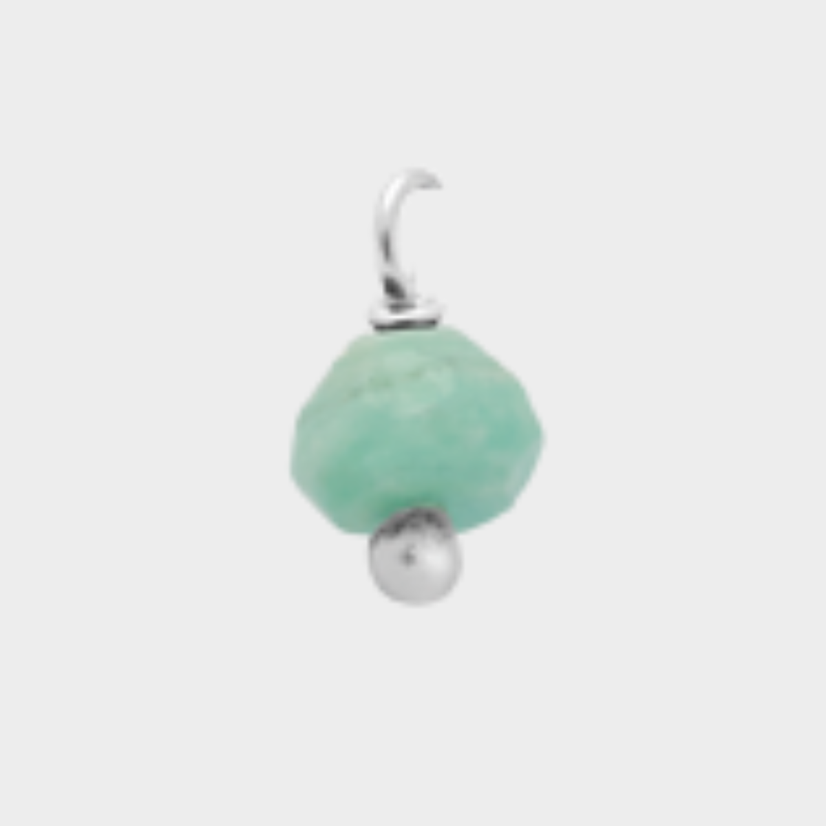 Pierre suspendue Argent massif Amazonite