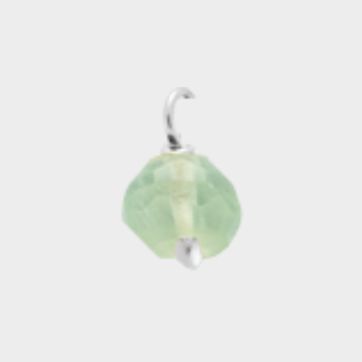 Pierre suspendue Argent massif Fluorite