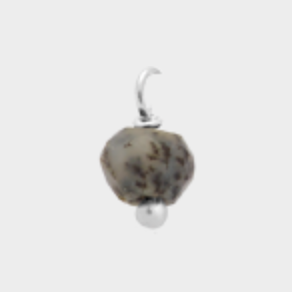 Pierre suspendue Argent massif Howlite