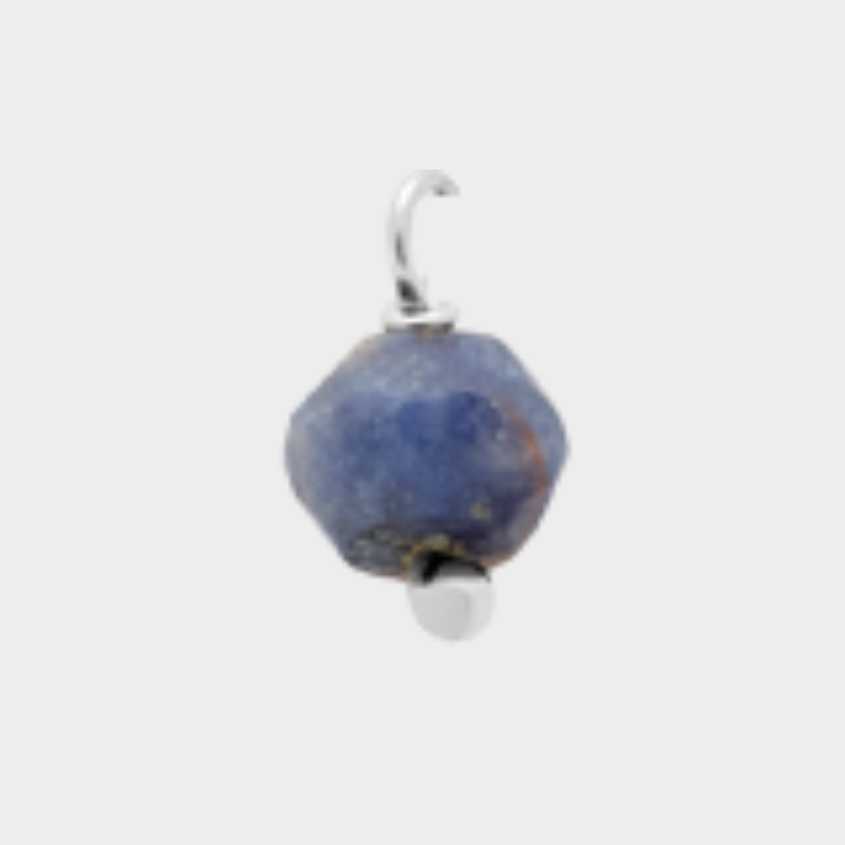 Pierre suspendue Argent massif Iolite