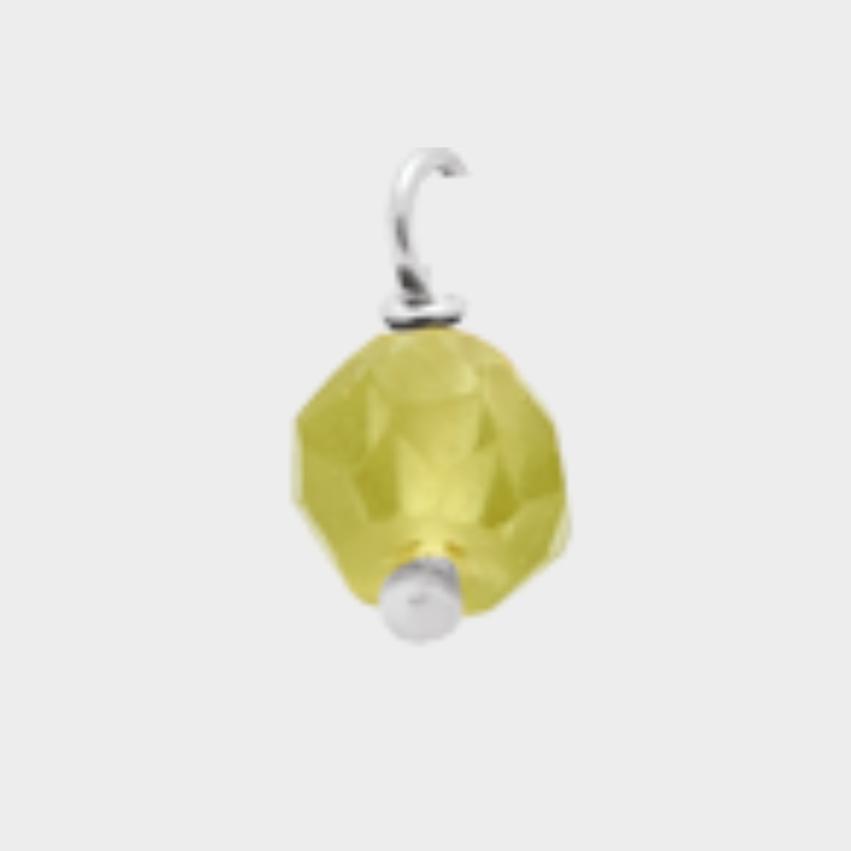Pierre suspendue Argent massif Peridot