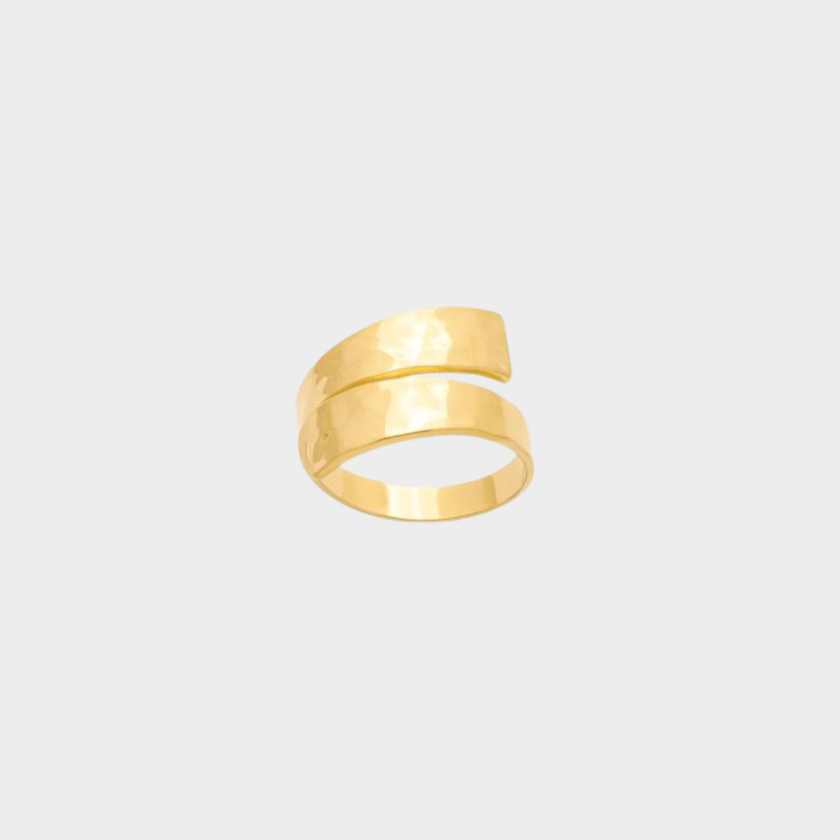 Bague Toi et Moi plaqué or