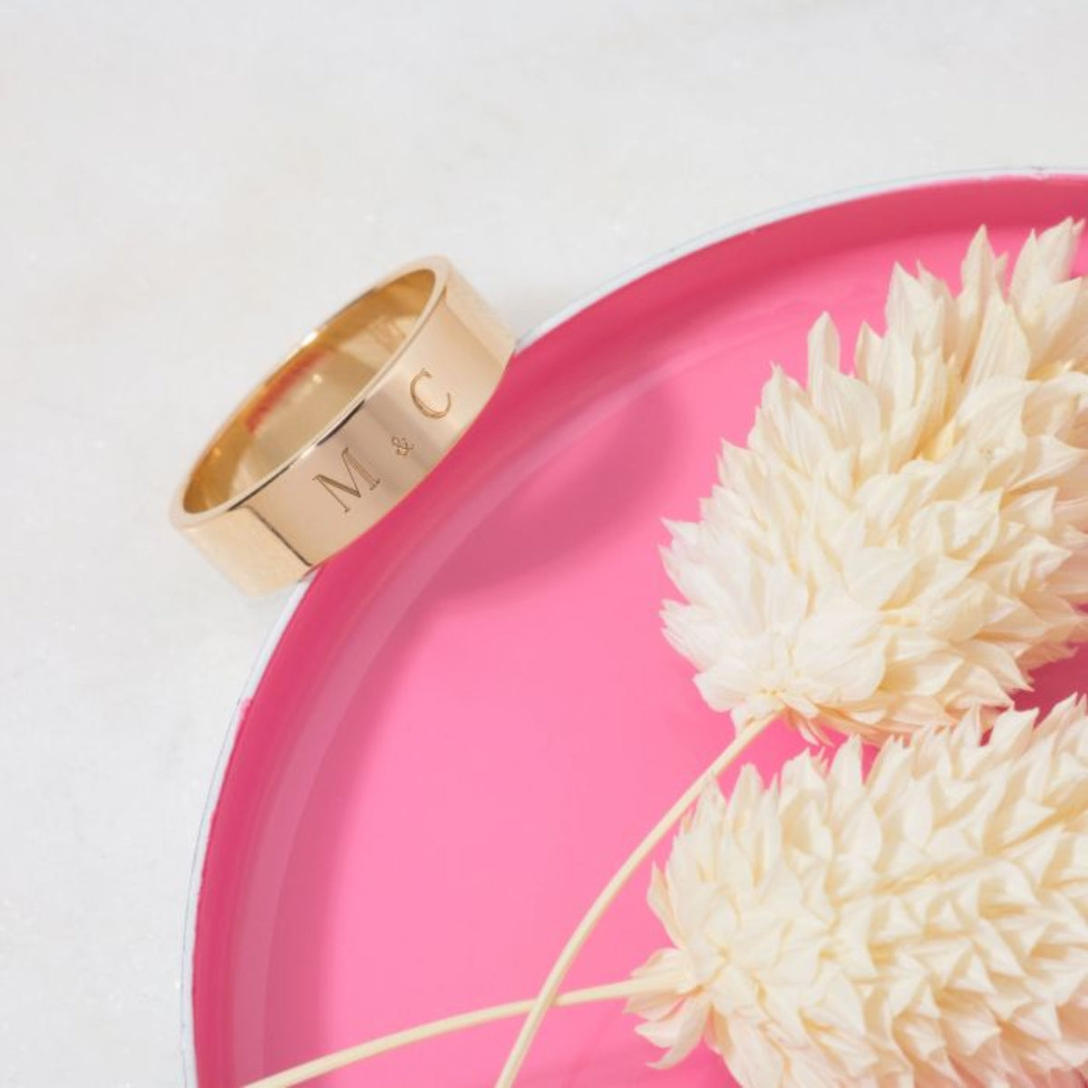 Bague Pure plaque or