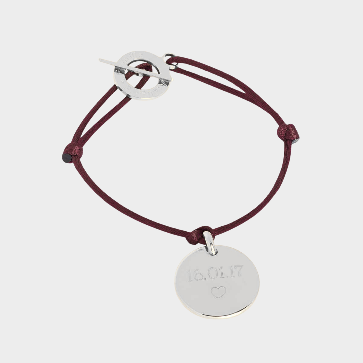 Bracelet 1 breloque argent