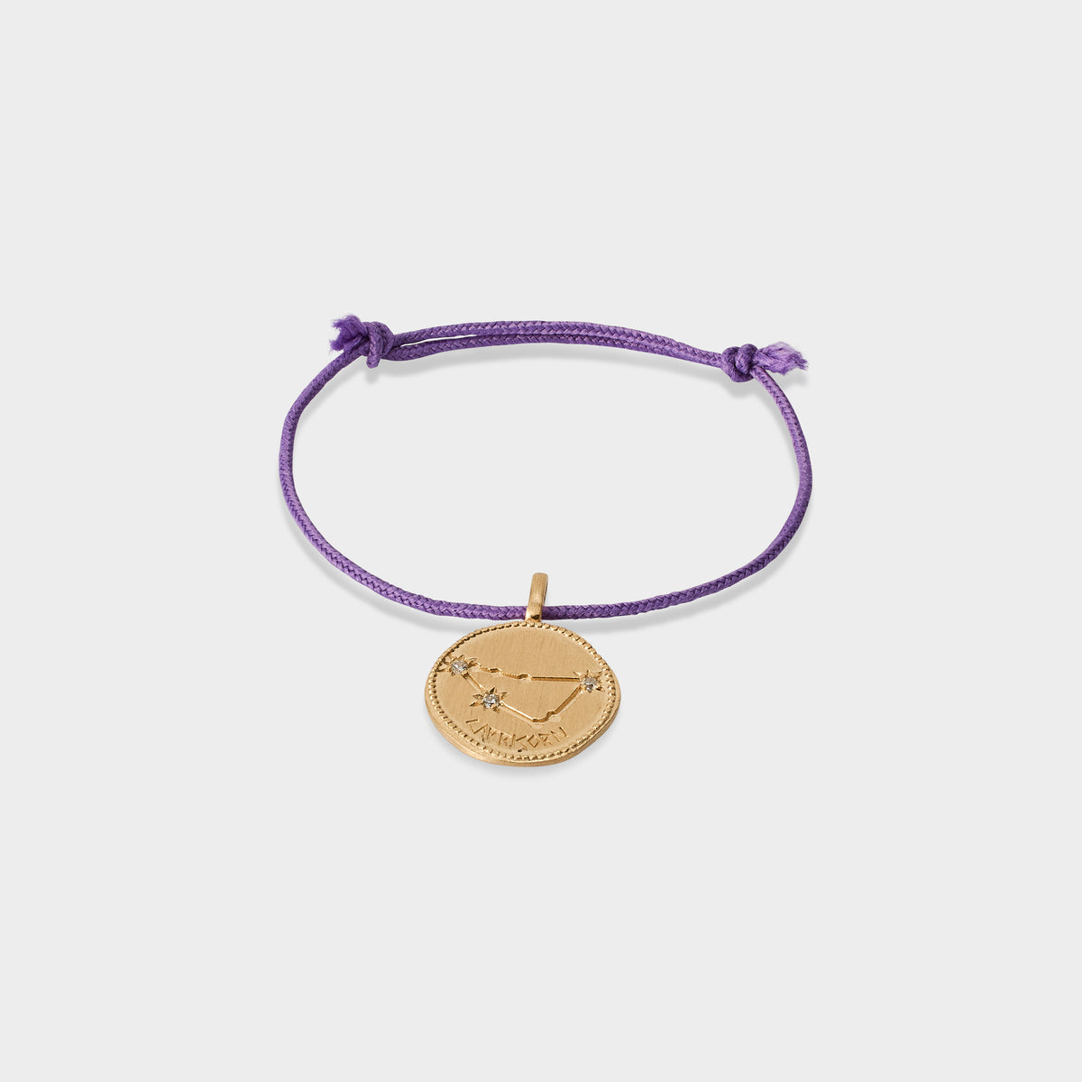 Bracelet astro sur lien coton