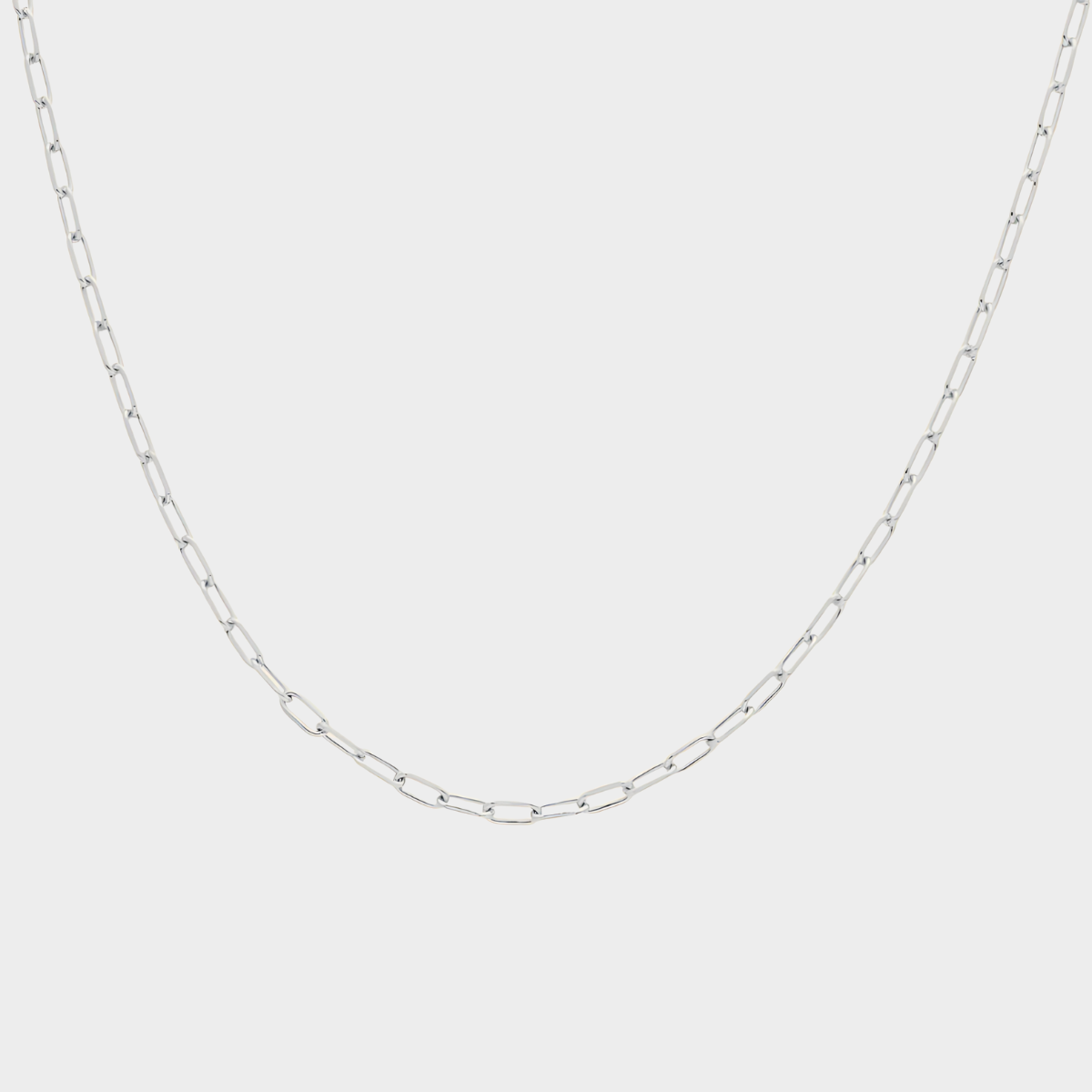 Chaîne maillon ovale petit argent