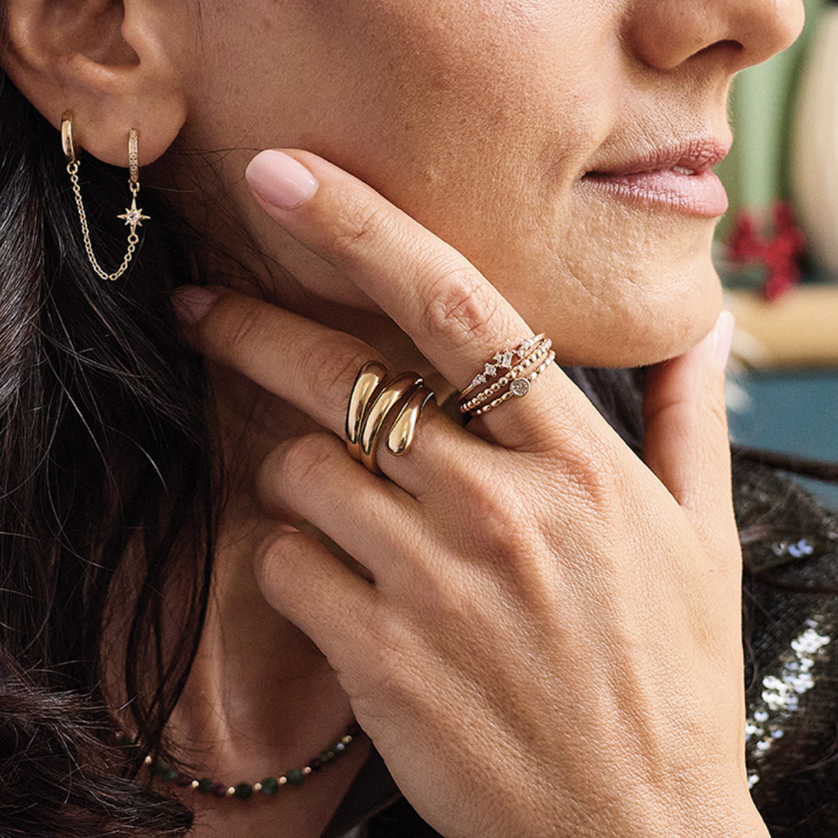 Collection Noël plaqué or