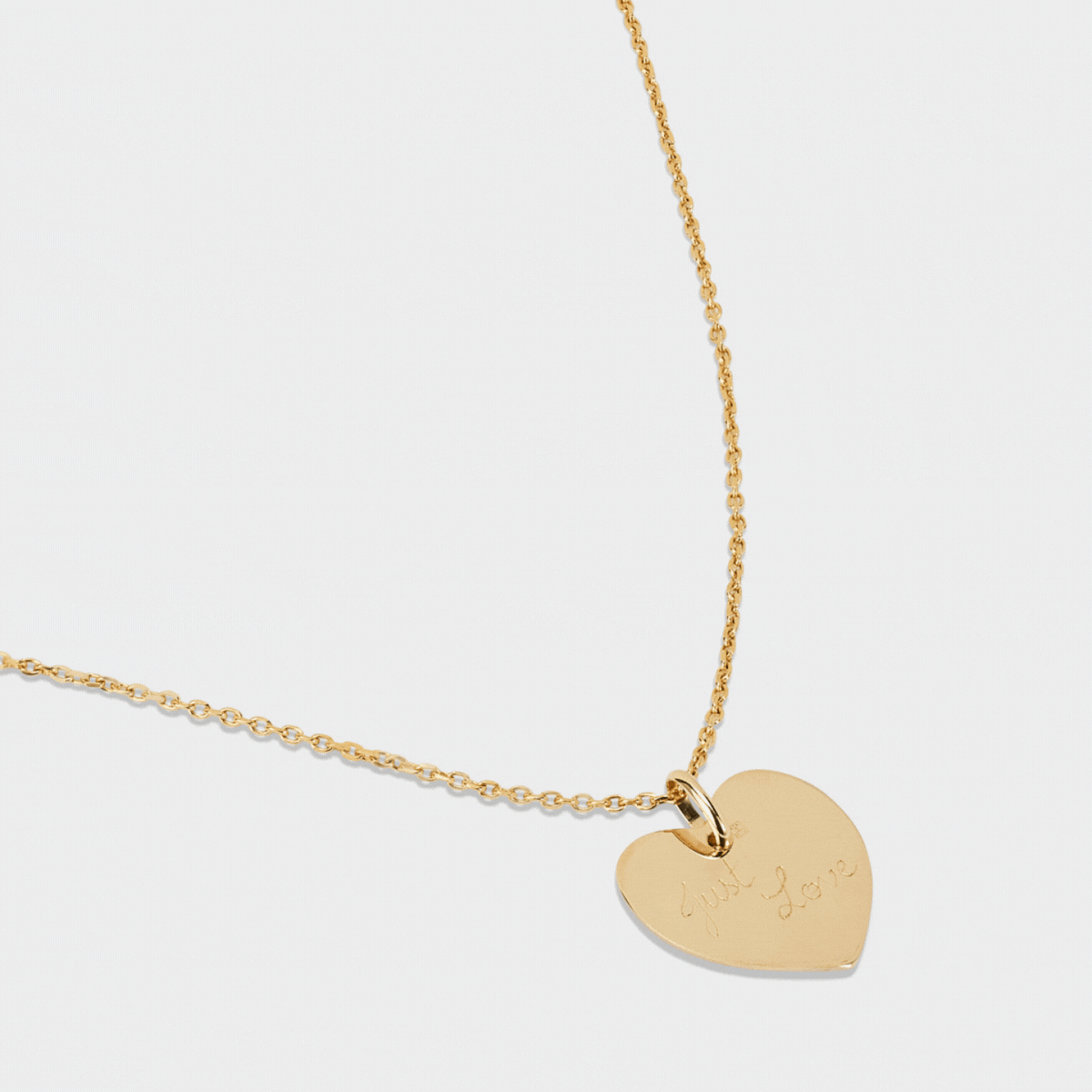 Collier cœur personnalisable - gravures