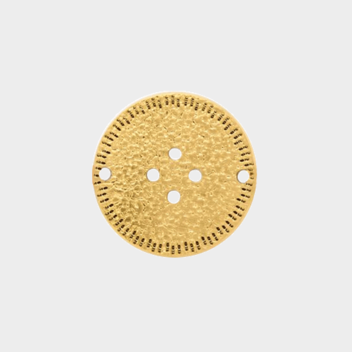 Bouton Helios frappé à plat