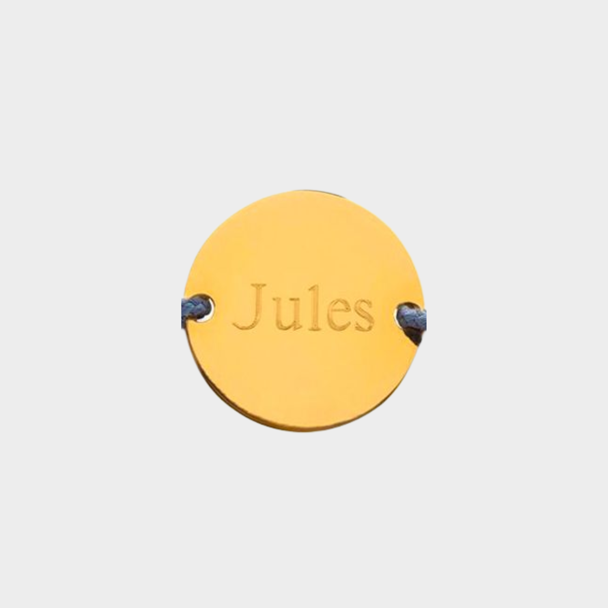 Jeton lisse plaqué or