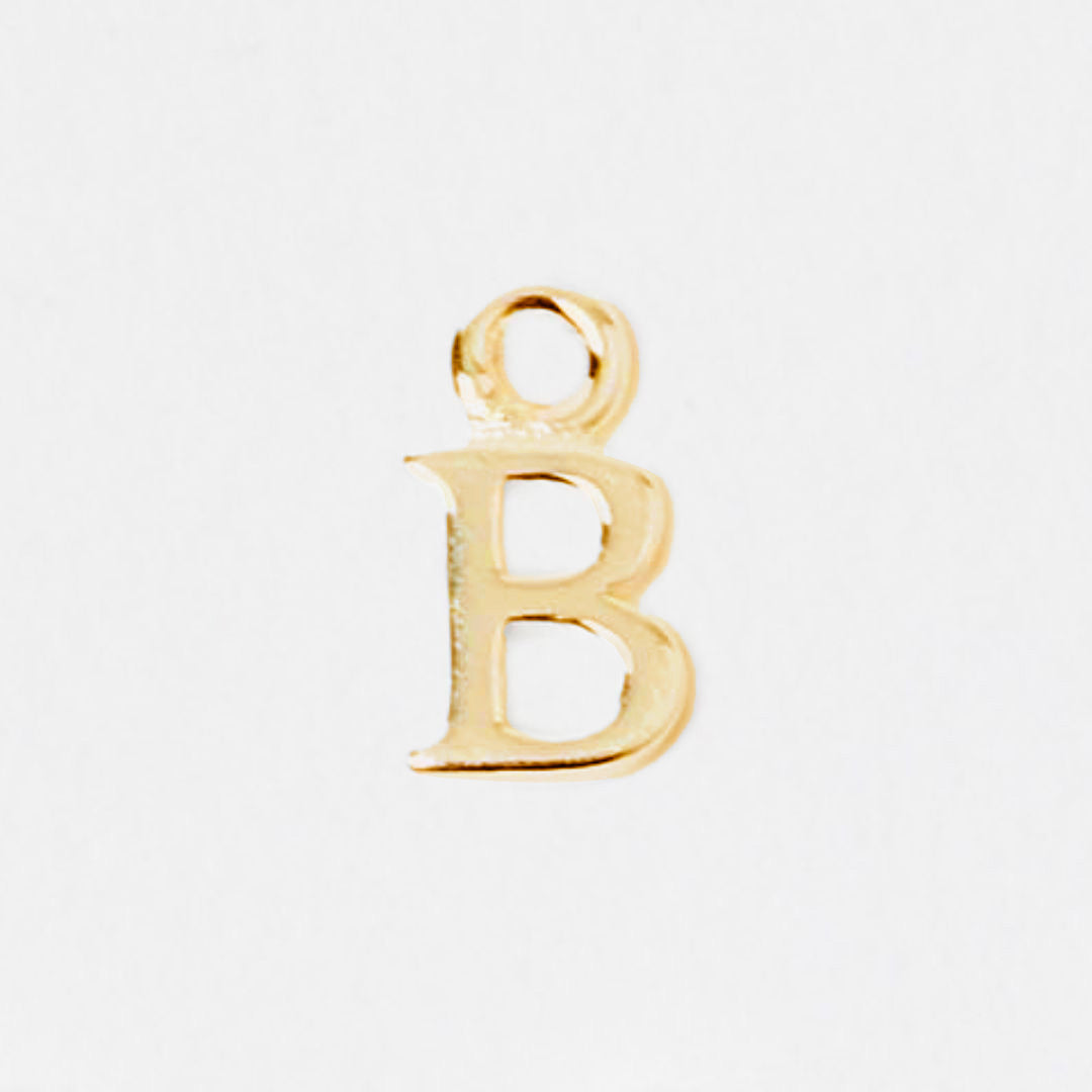 Lettre Prenom B plaque or