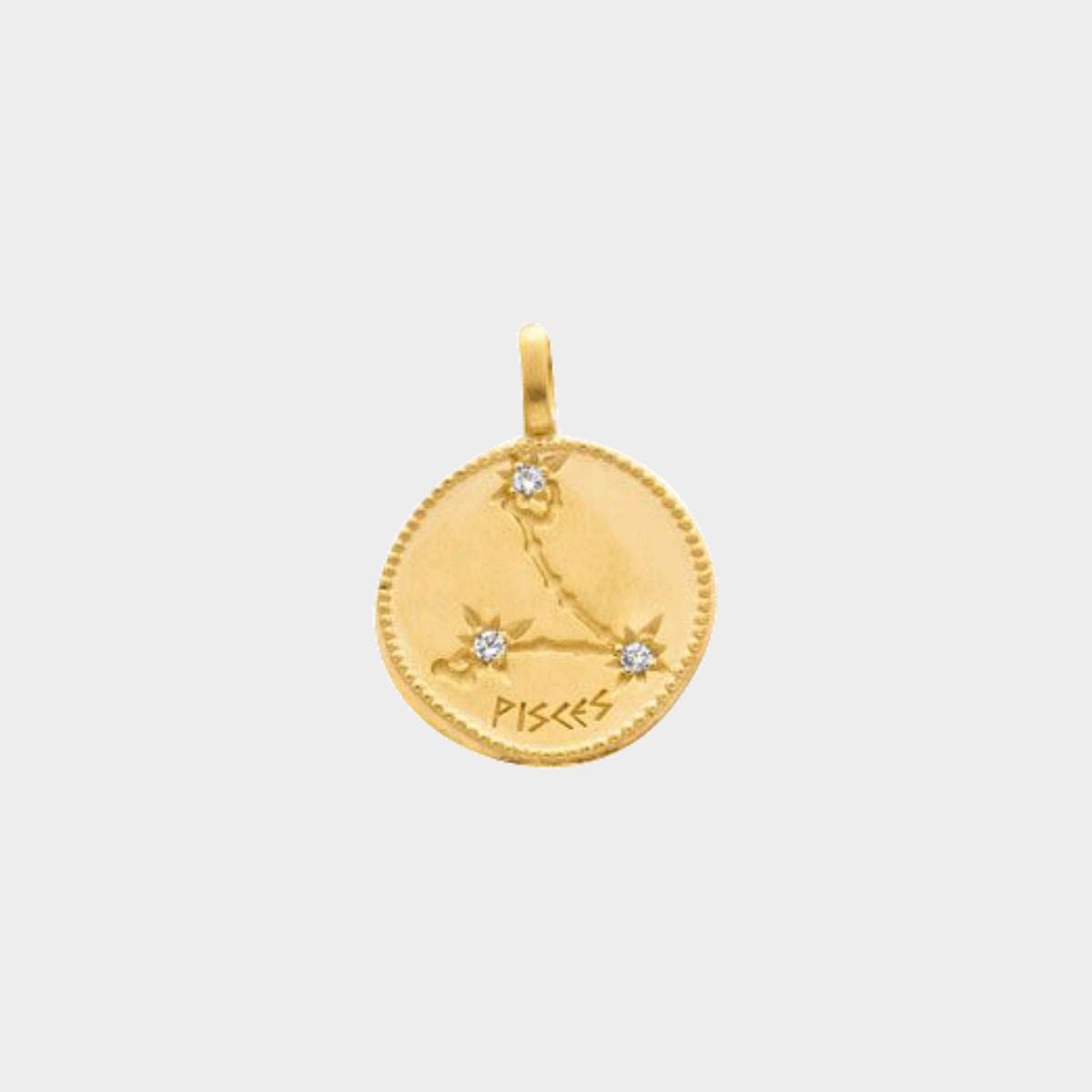 Médaille signe astrologique Poissons