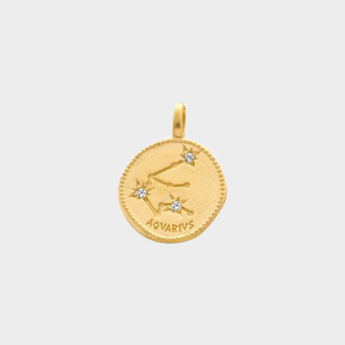 Médaille signe astrologique Verseau