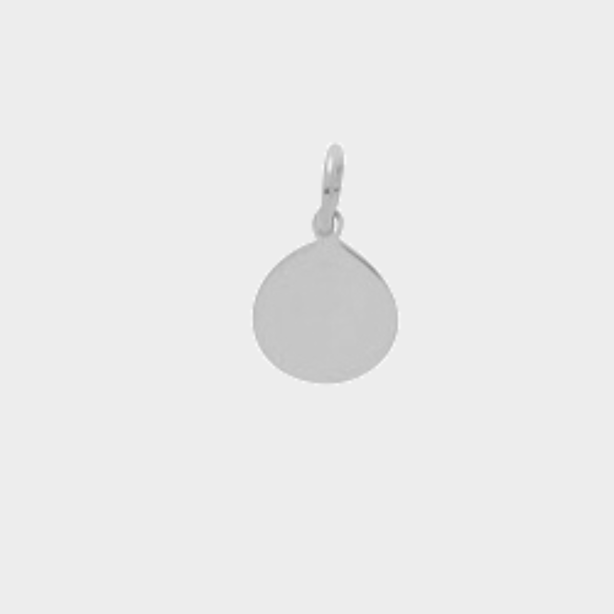 Mini breloque mini rond argent massif