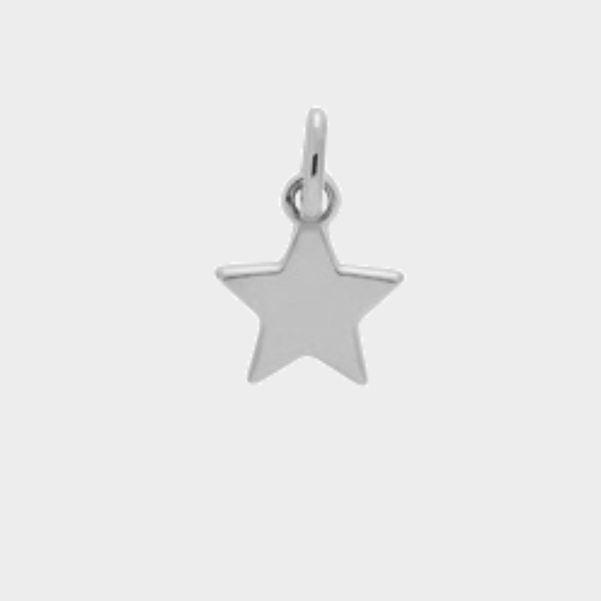 Mini breloque mini étoile argent massif
