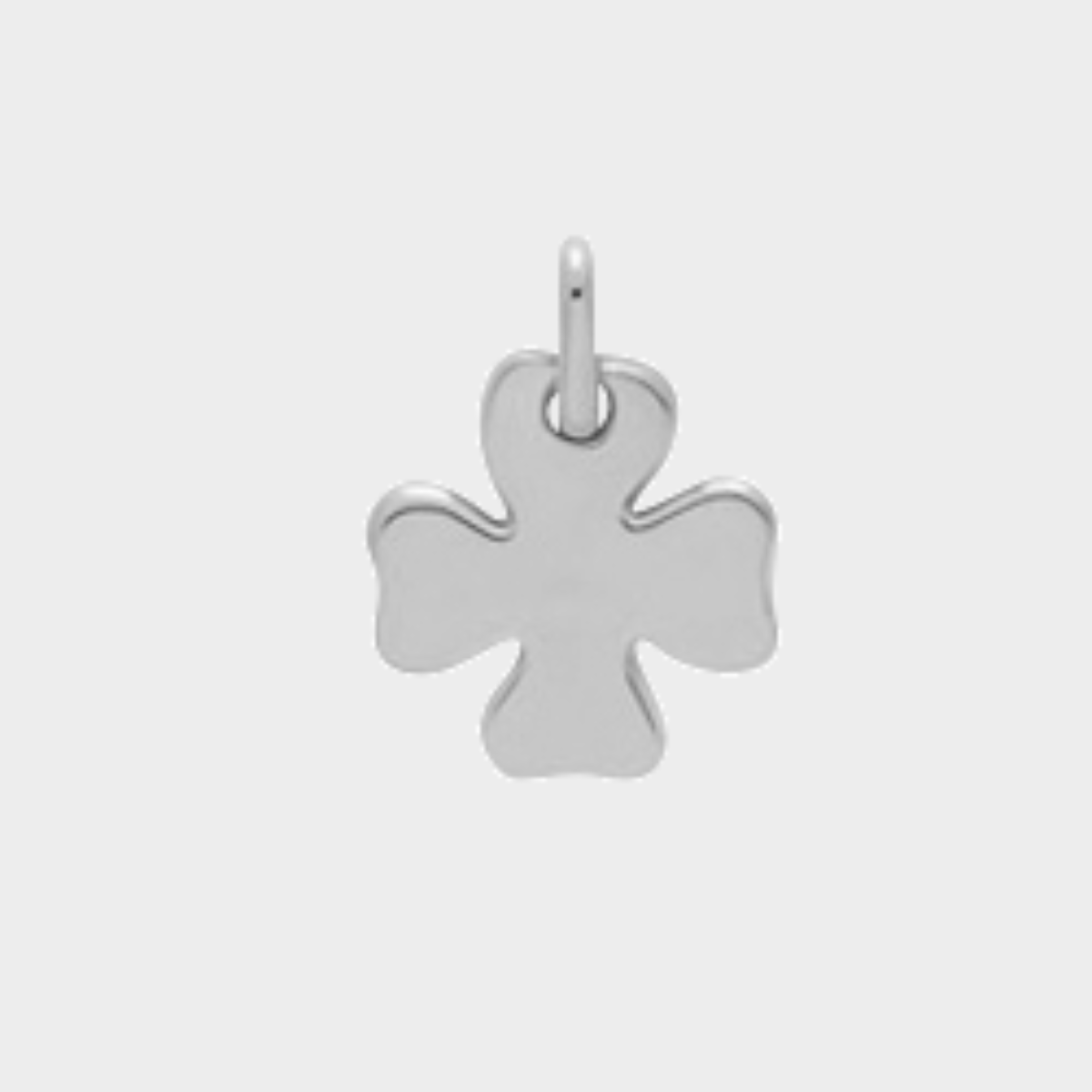 Mini breloque mini trefle argent massif