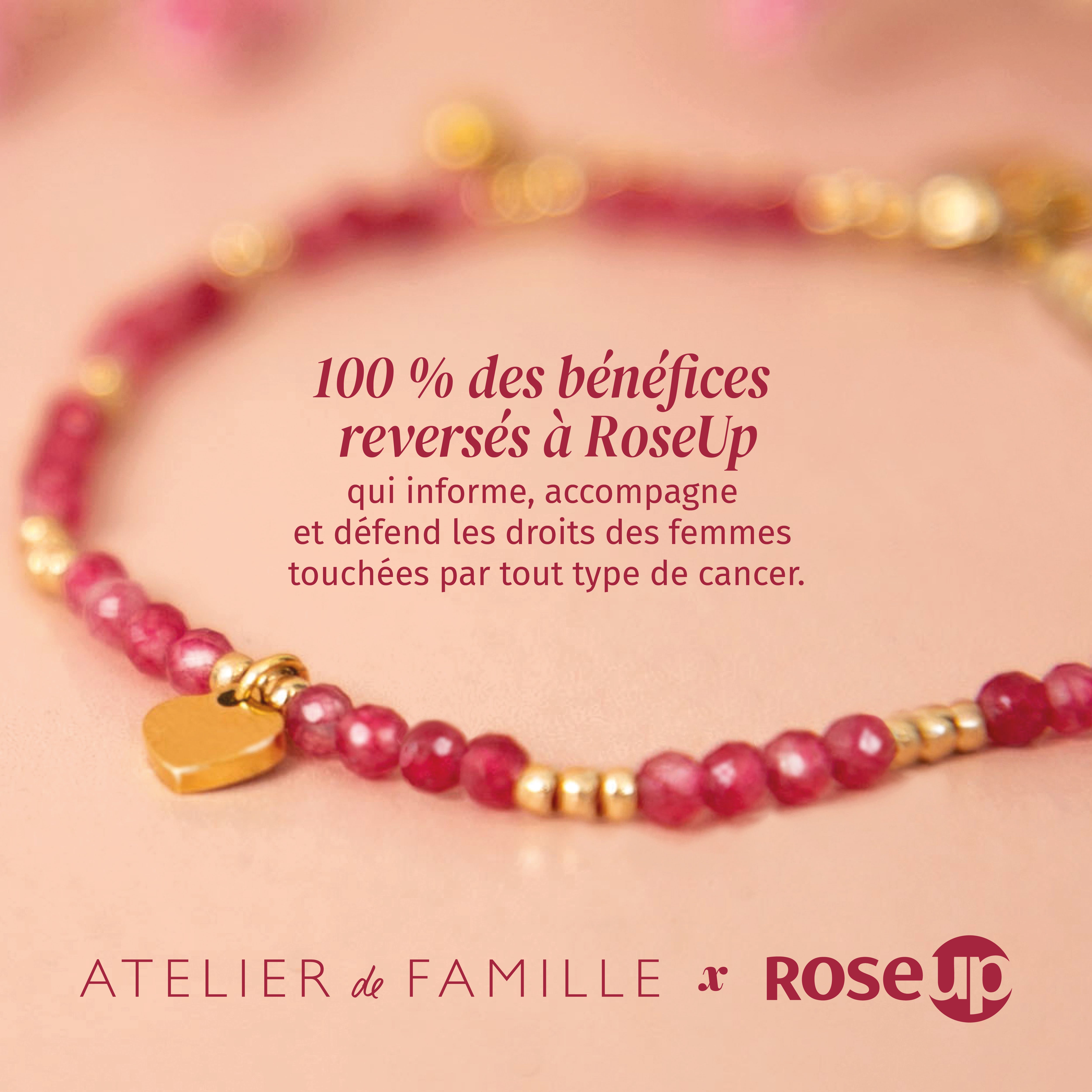 Création Octobre Rose - Atelier de Famille x Rose UP