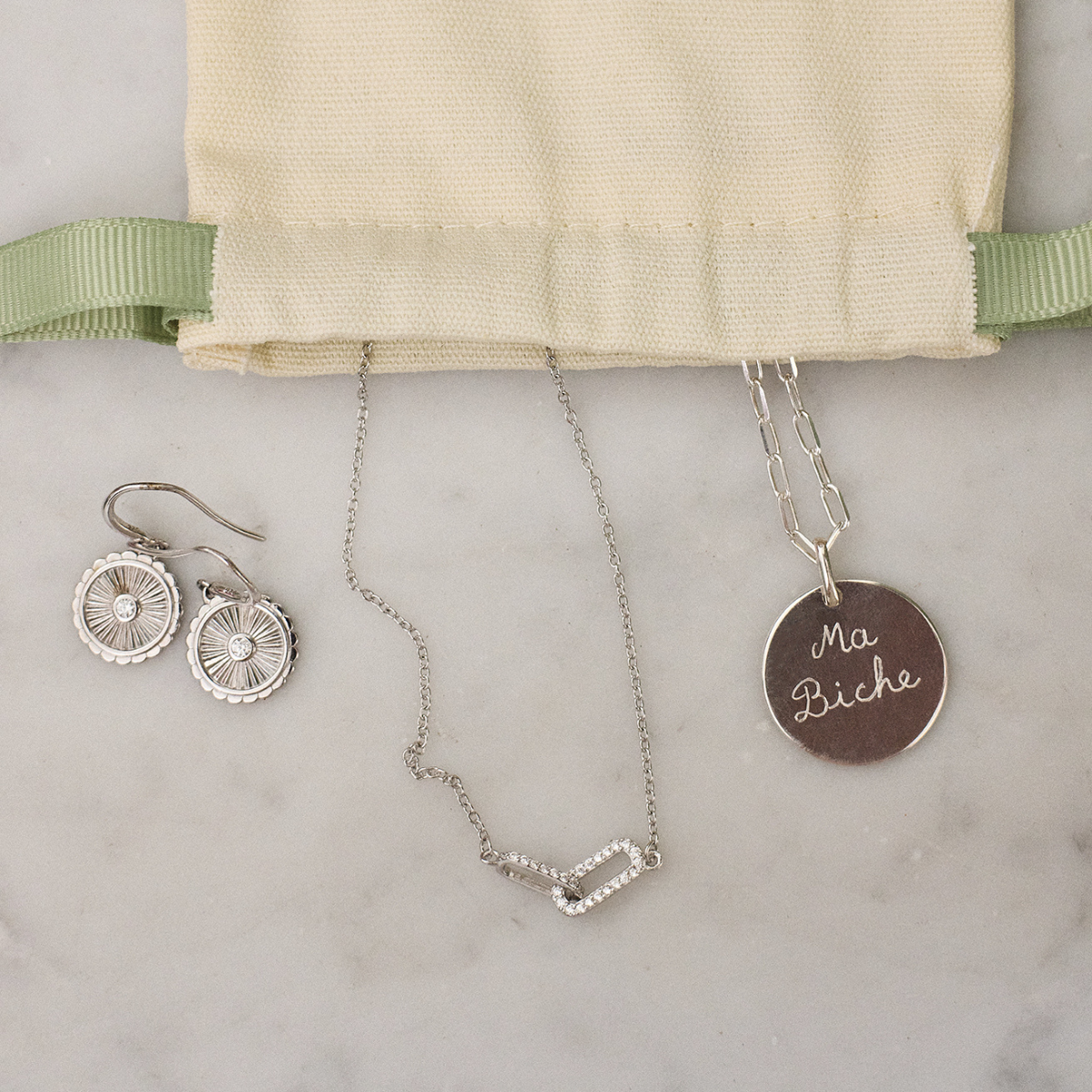 Collier Tandem argent