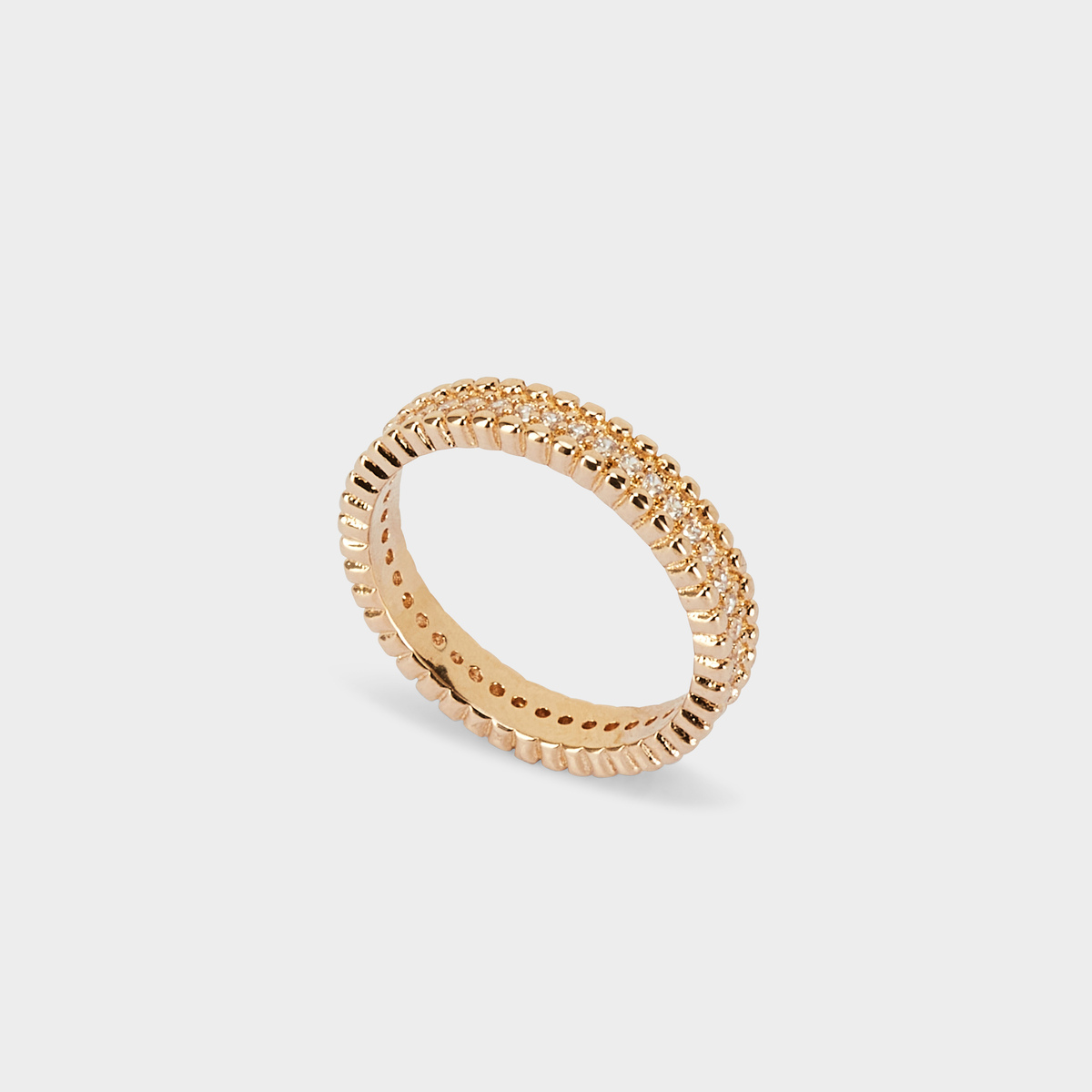 Bague Diadème plaqué or