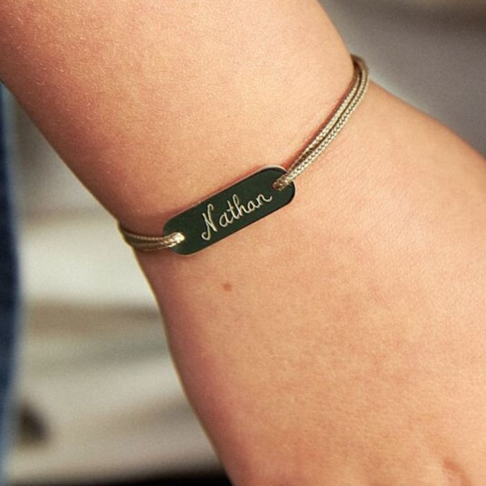 Bracelet gourmette enfant argent