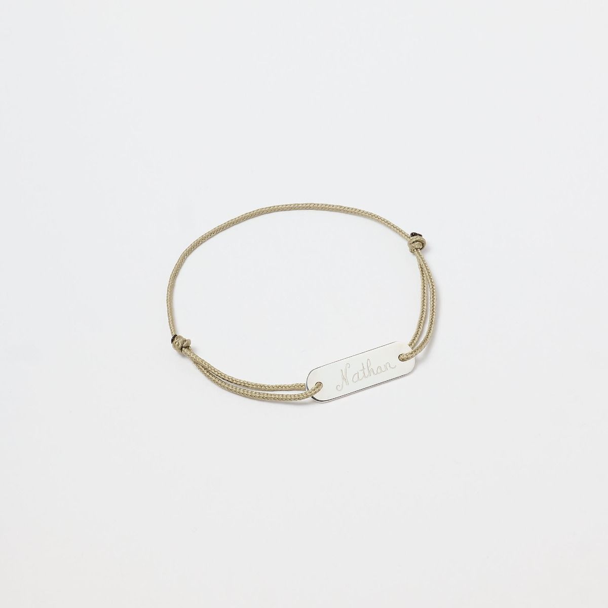 Bracelet gourmette enfant argent