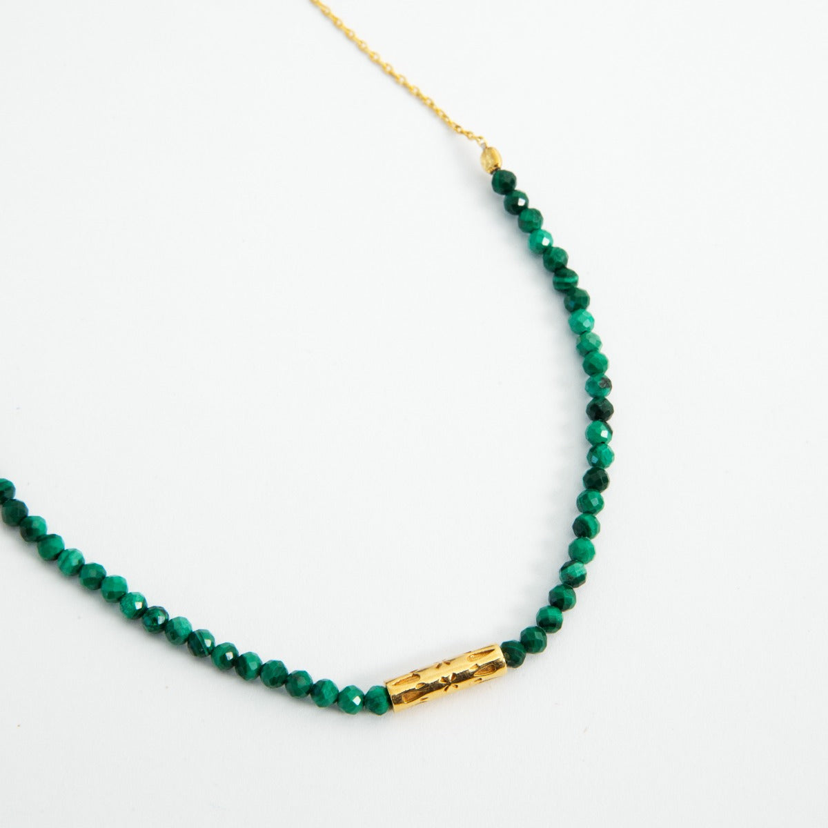 Collier Taj Mahal Malachite