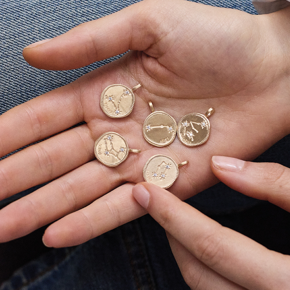 Collier signe astrologique Capricorne plaqué or