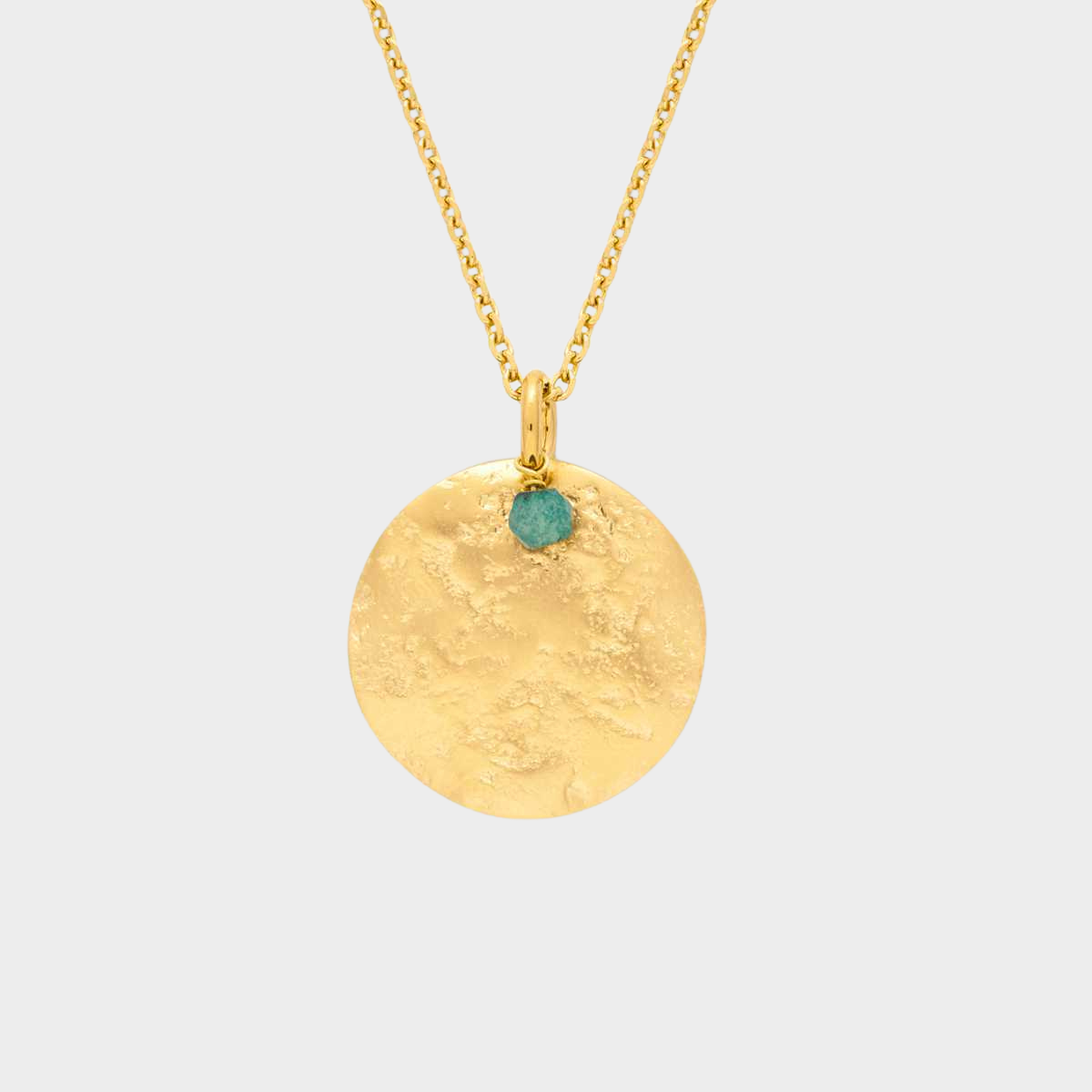 Collier Maya plaqué or sur chaîne