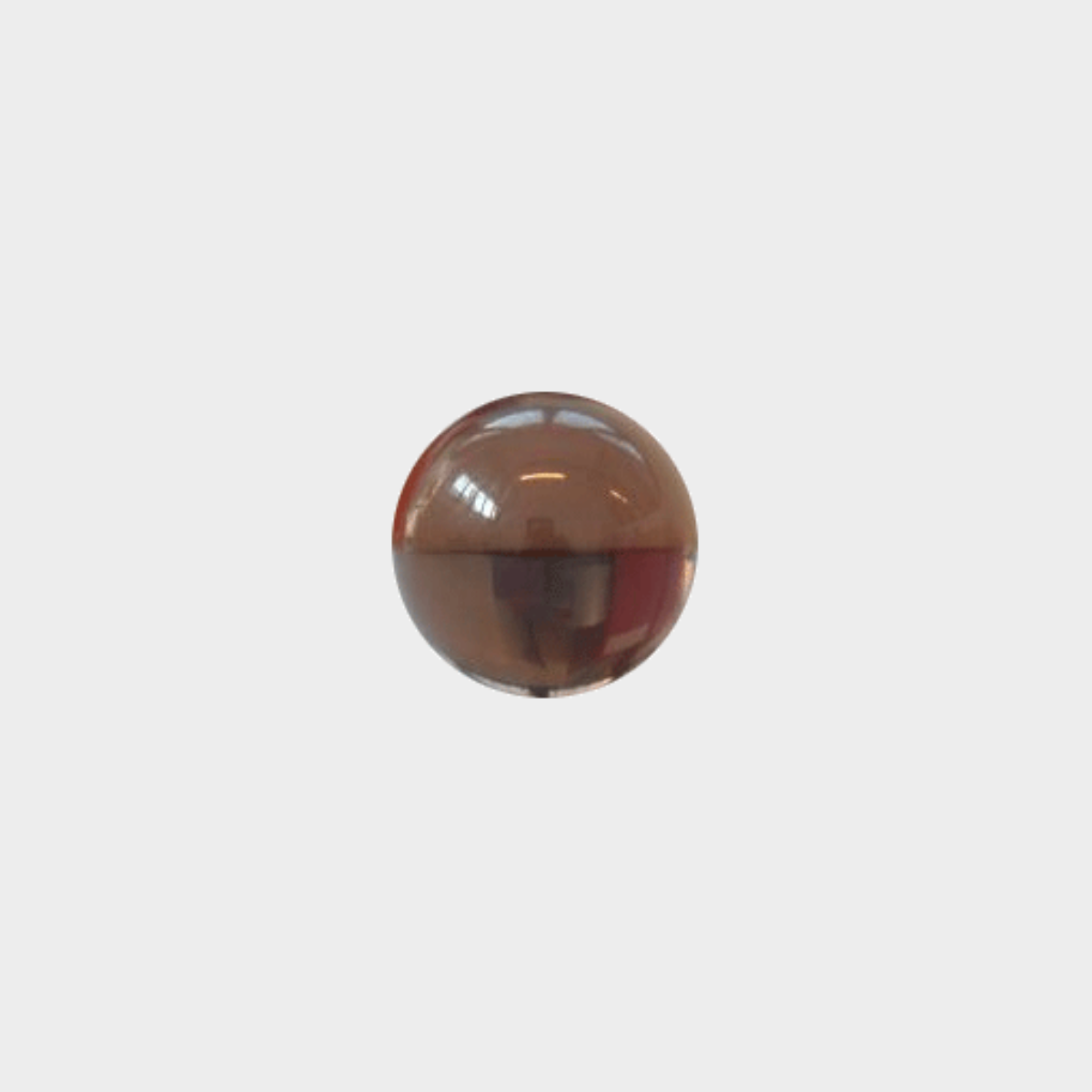 Petite pierre seule, à cliper sur la bague Quartz fumé